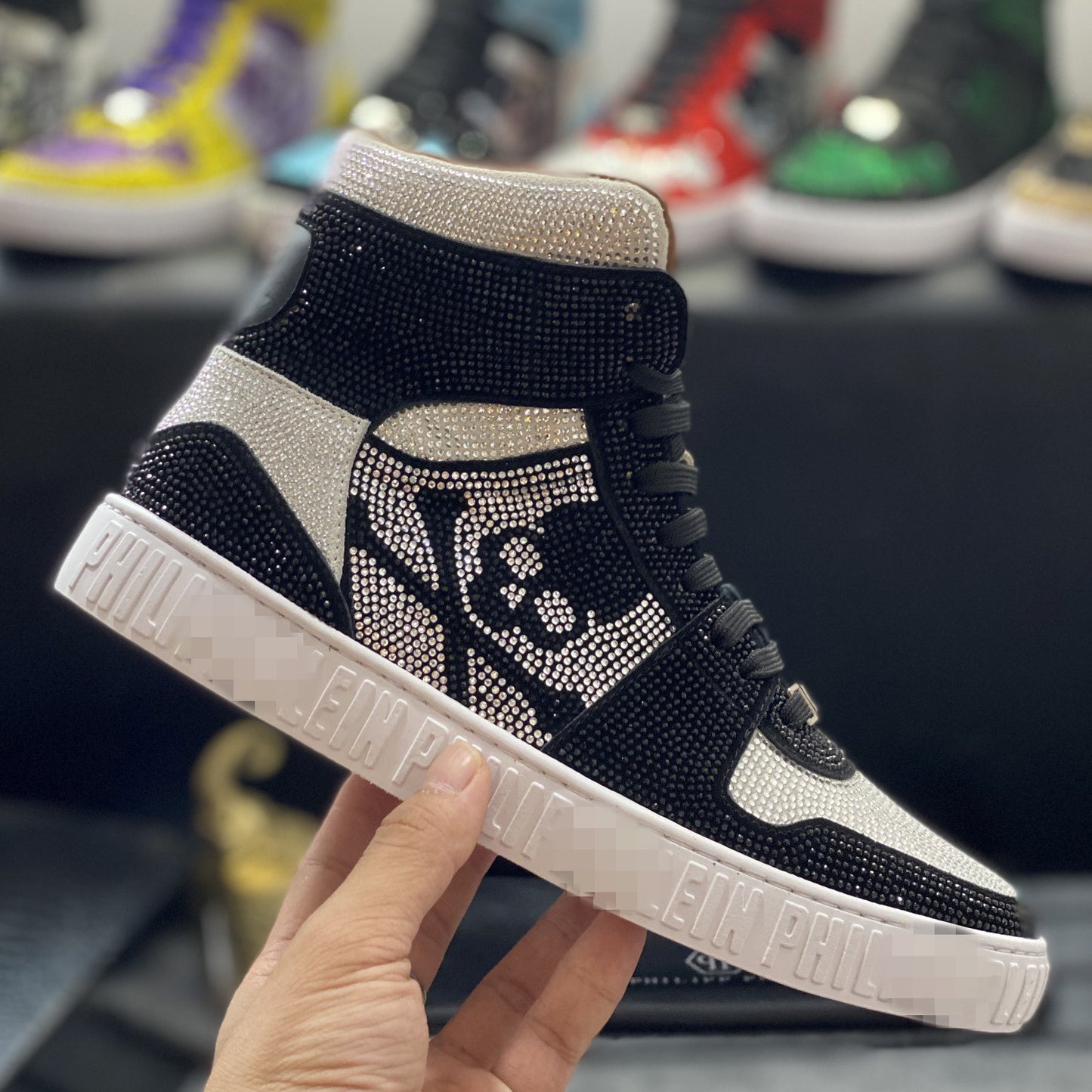 SOLA-PP High Top Leather shoes