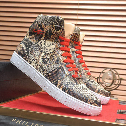 SOLA-PP High Top Leather shoes