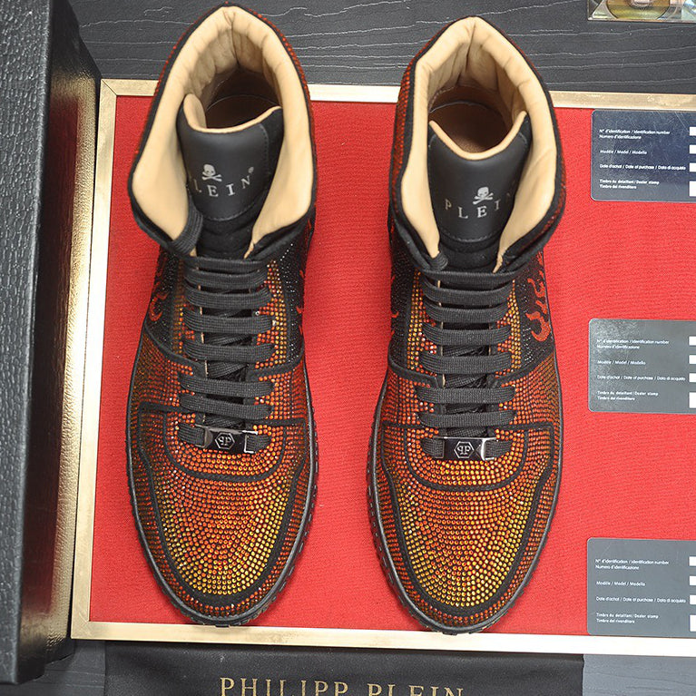 SOLA-PP High Top Leather shoes