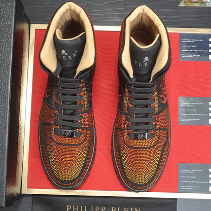 SOLA-PP High Top Leather shoes