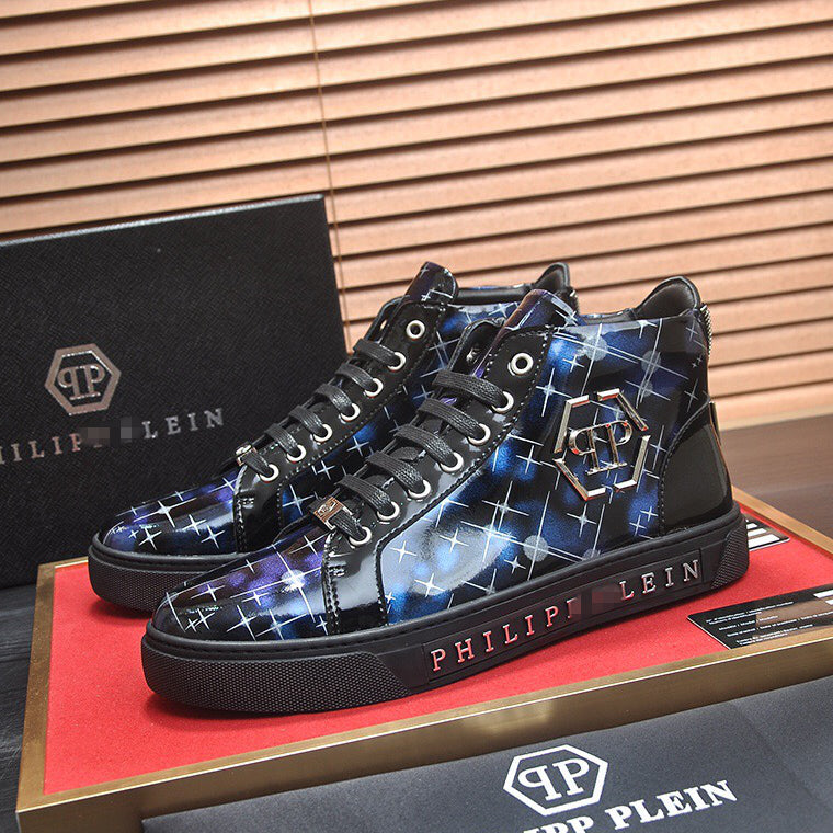 SOLA-PP High Top Leather shoes