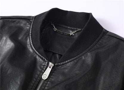 SOLA-PP Padded leather jacket