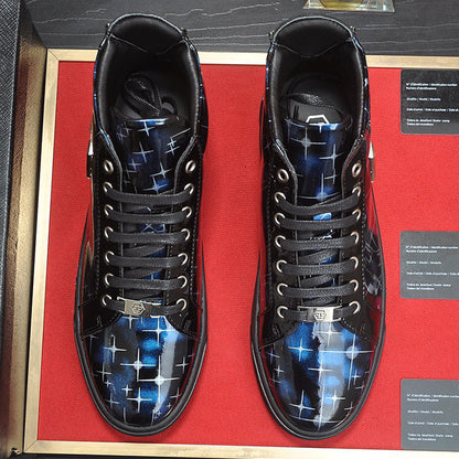 SOLA-PP High Top Leather shoes