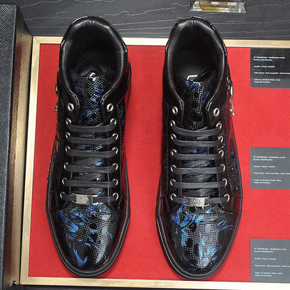 SOLA-PP High Top Leather shoes