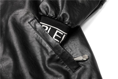SOLA-PP Padded leather jacket