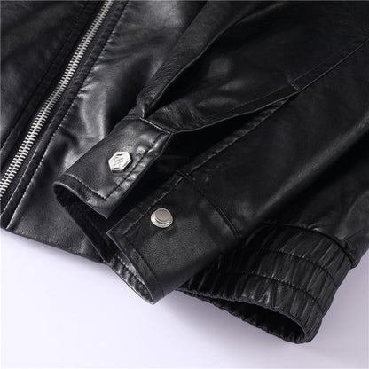 SOLA-PP Padded leather jacket