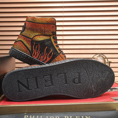 SOLA-PP High Top Leather shoes