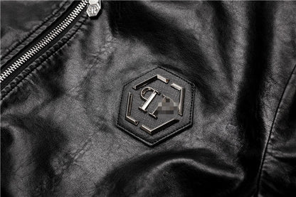 SOLA-PP Padded leather jacket