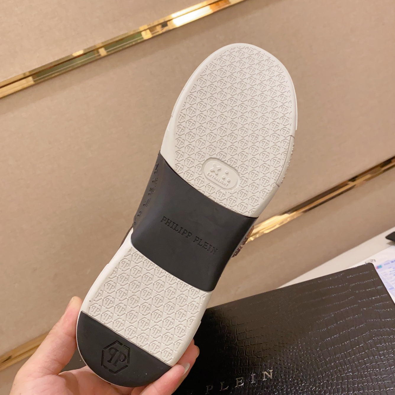 SOLA-PP High Top Leather shoes