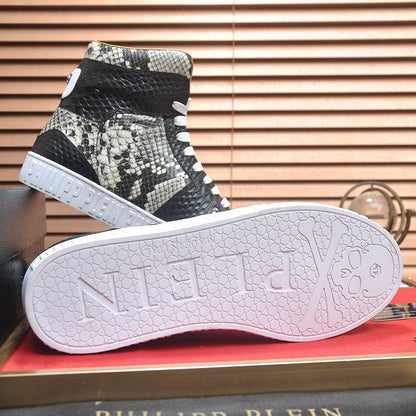 SOLA-PP High Top Leather shoes