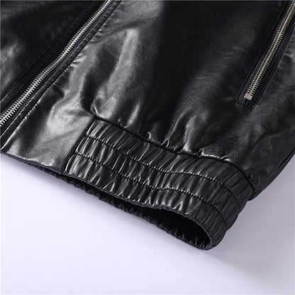 SOLA-PP Padded leather jacket