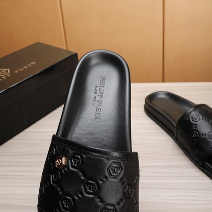 SOLA-PP Leather slippers